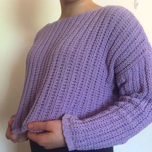 Purple sweater